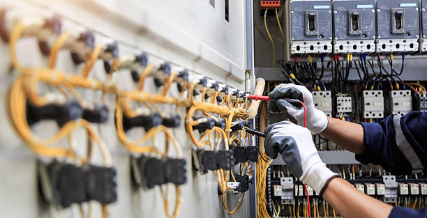 Professional Electrician technician working in Ellinwood, KS